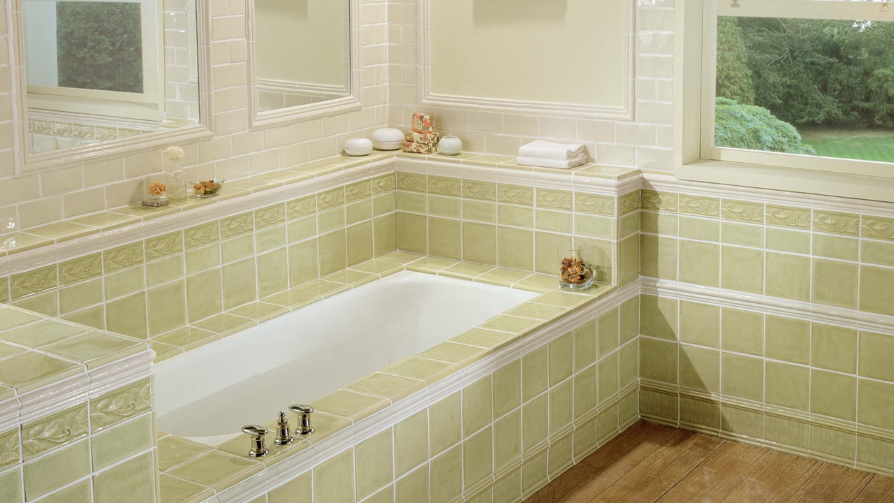 Dream Tub Tile repainting, grouting and finishing  